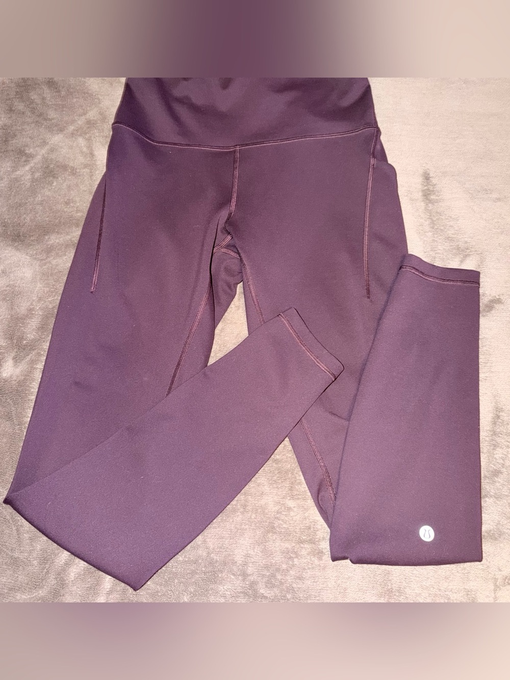 Lululemon Women Wunder Train High-Rise Tight with Pockets 25" Grape Size 8